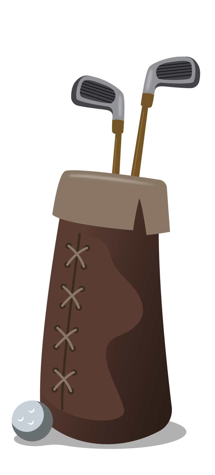 Bolsa con palos y pelota